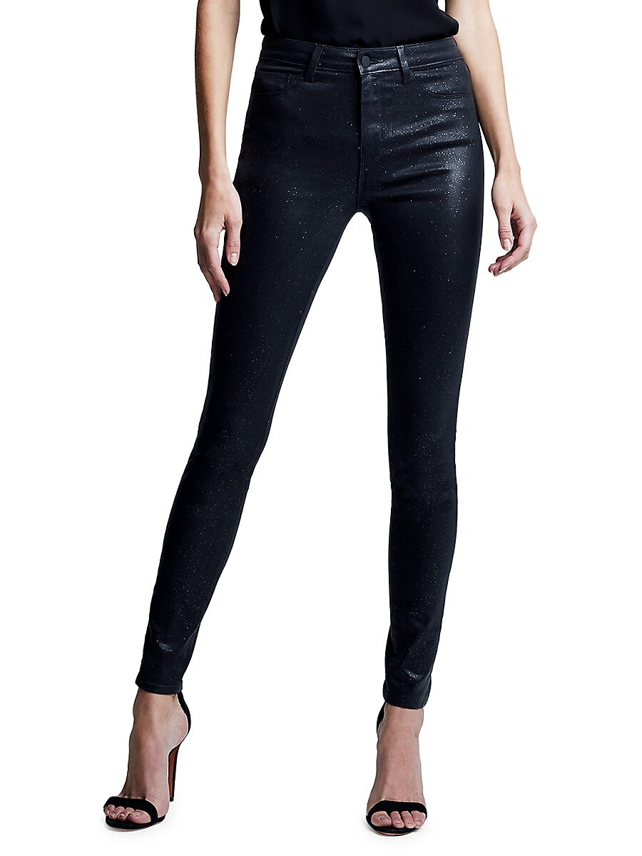 L'AGENCE Women's Marguerite Skinny Jeans - Brown - Size 25 (2) | Saks Fifth Avenue OFF 5TH