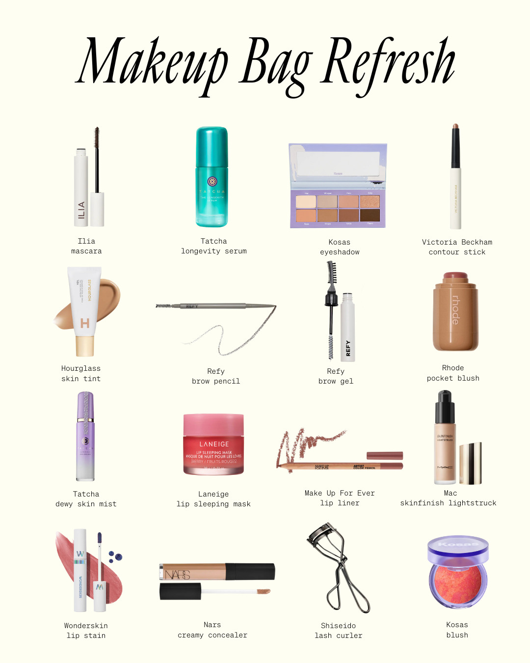 Makeup bag refresh 🤍 

 

#LTKSeasonal #LTKFindsUnder50 #LTKBeauty