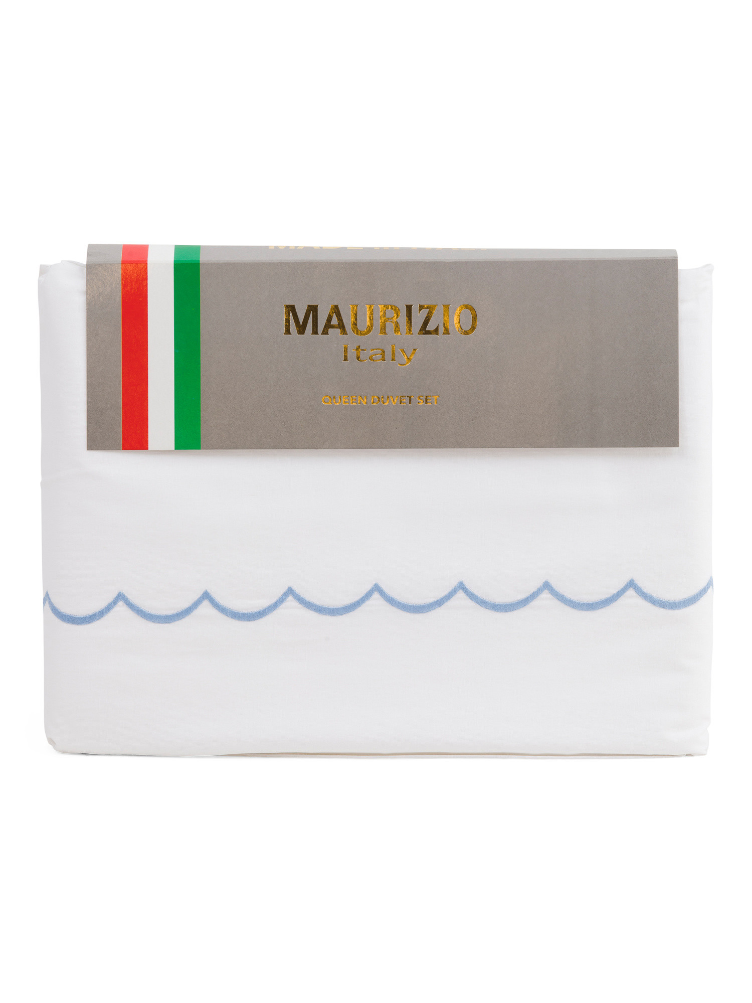 Made In Italy Scalloped Edge Duvet Set | TJ Maxx