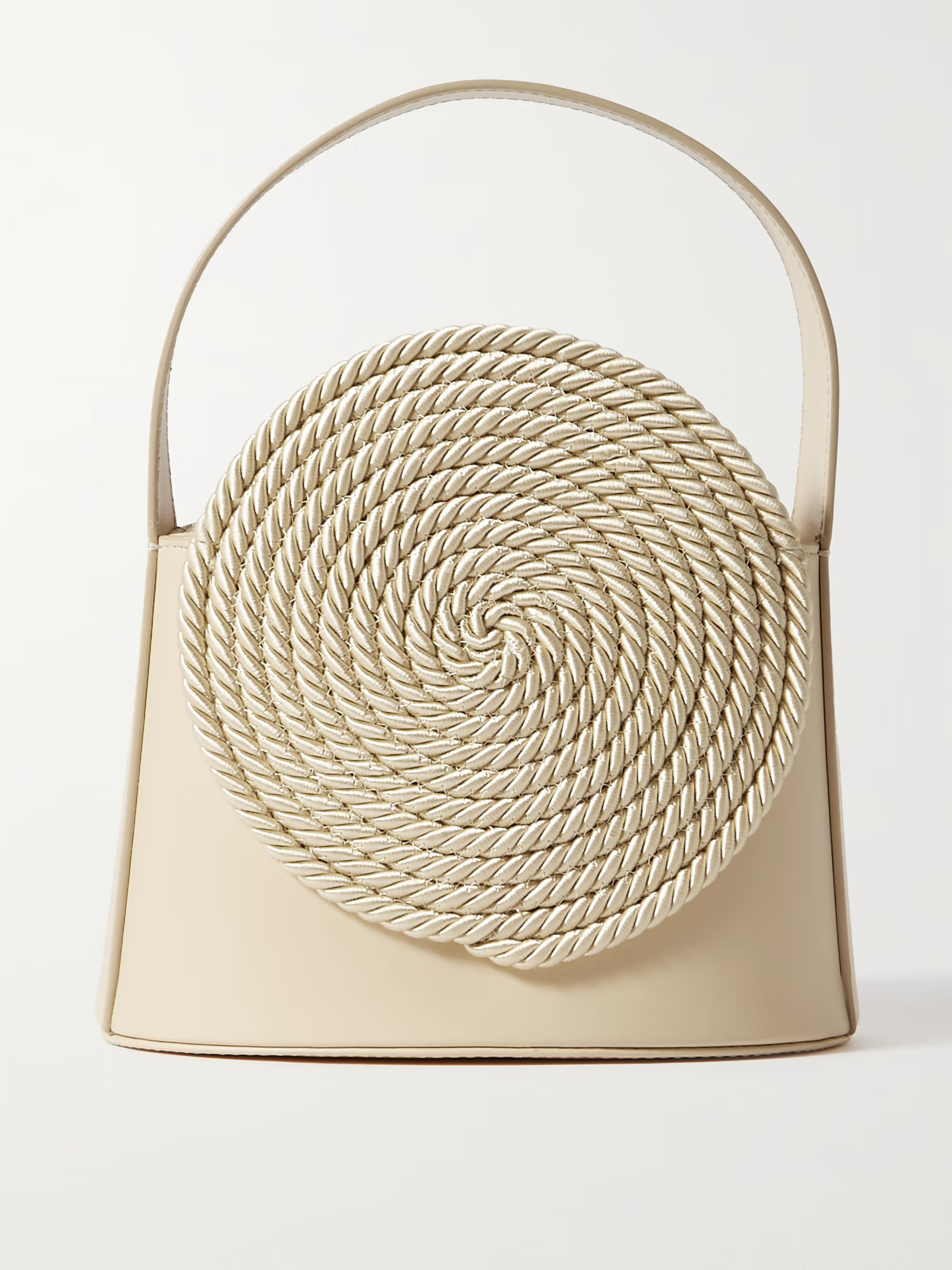 Gunther braided satin and leather bag | NET-A-PORTER (US)