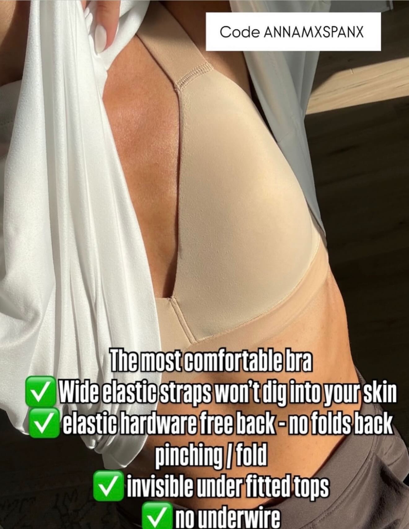 The most comfordable bra, code ANNAMSPANX

#LTKOver40