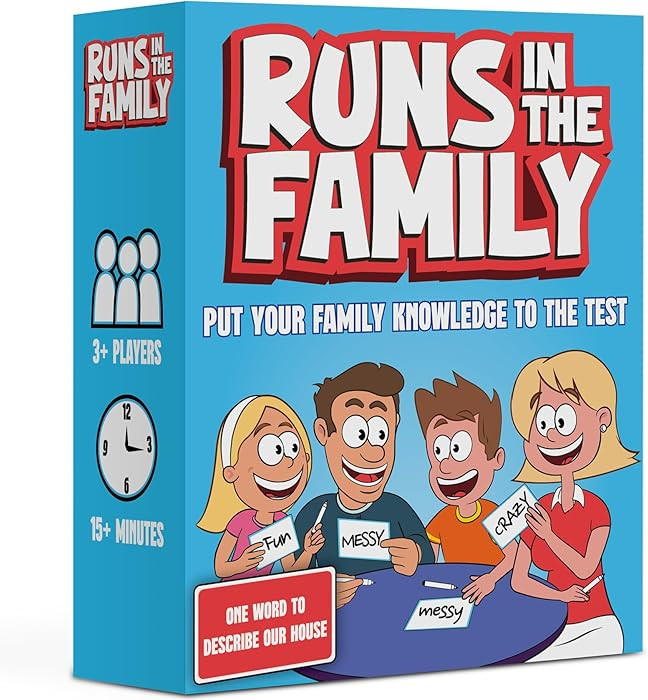 Runs in The Family: Fun Board Games for Family Night - Think Like Your Fam Would - Games for Kids... | Amazon (US)