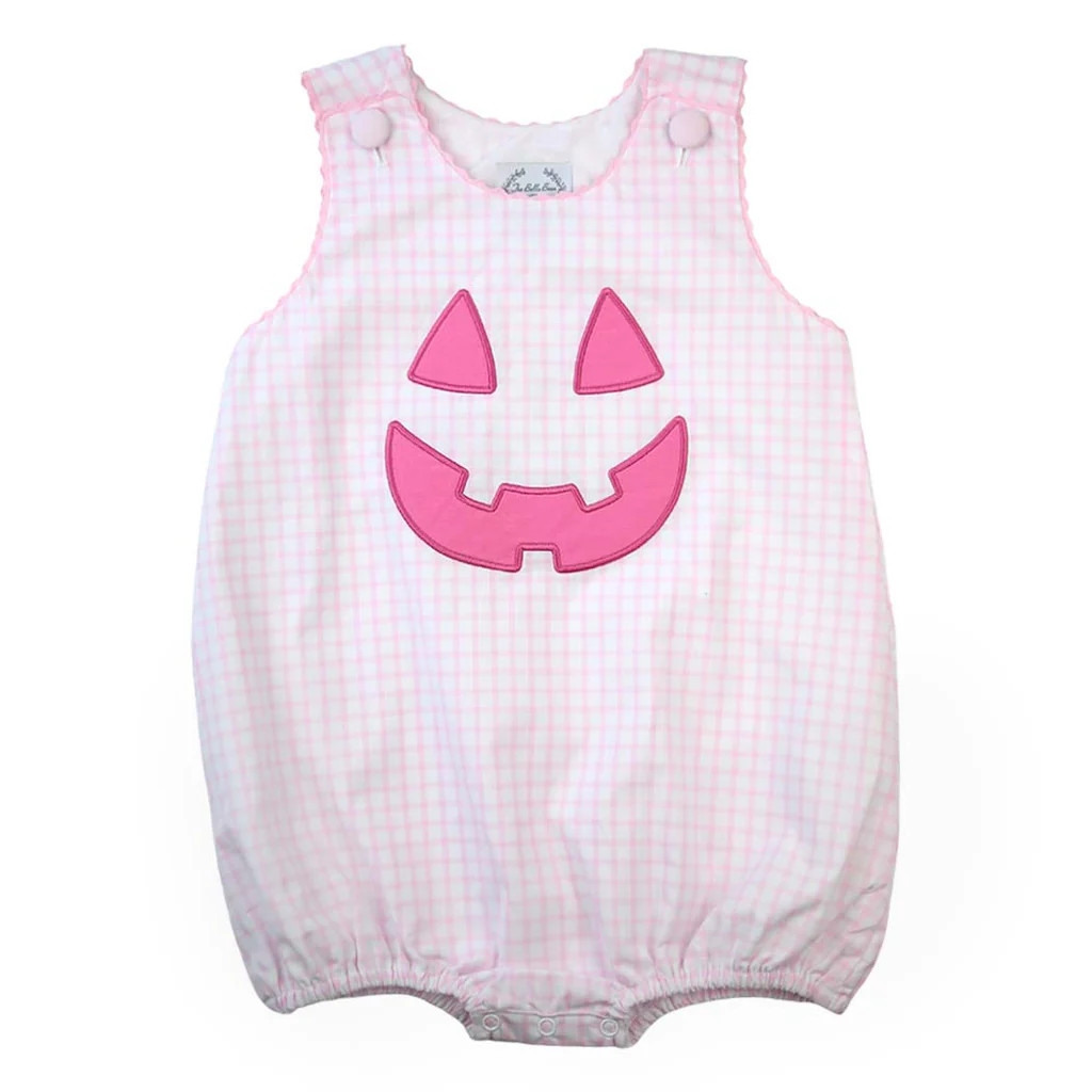 Pink Boo-Tastic Jack-O-Lantern Bubble | The Bella Bean