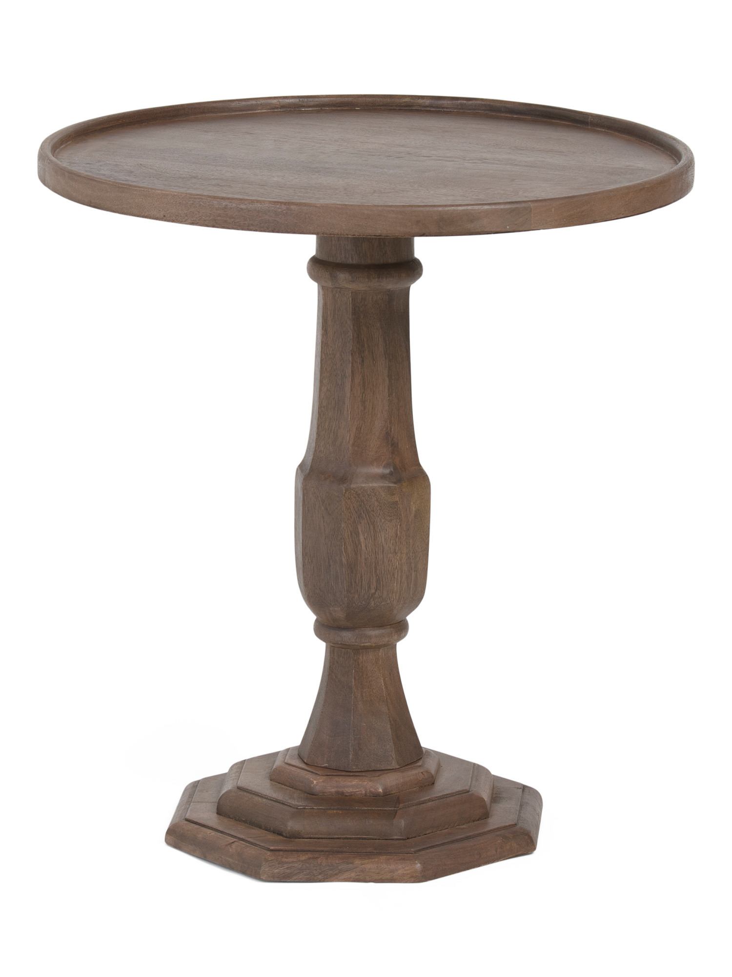 24in Wynter Solid Wood Round Table | Marshalls