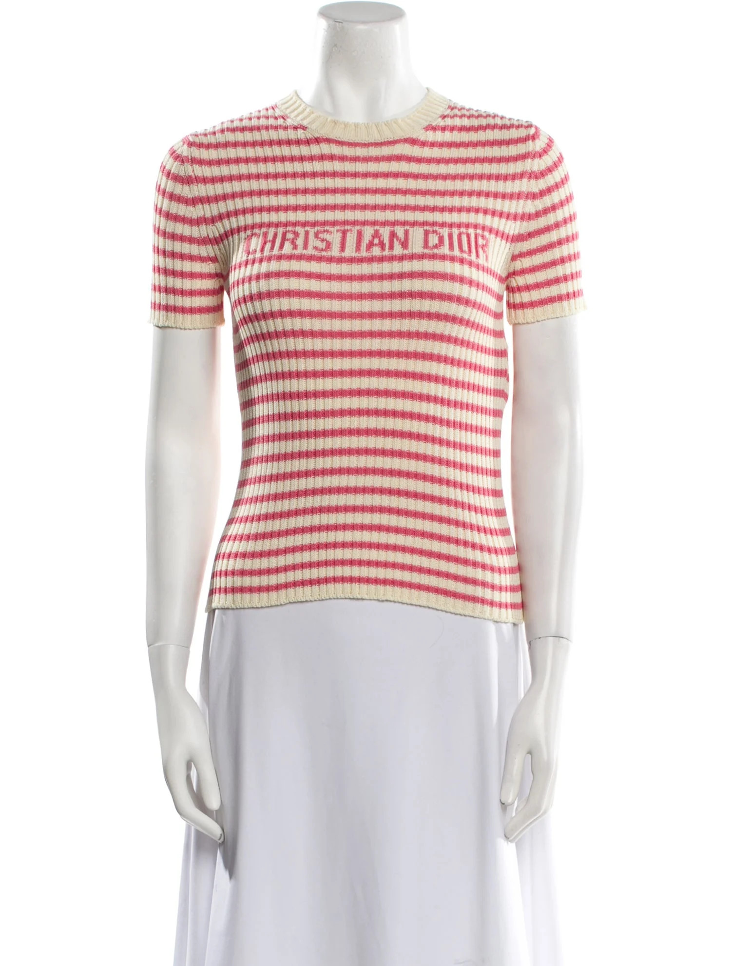 Striped Crew Neck Sweater | The RealReal