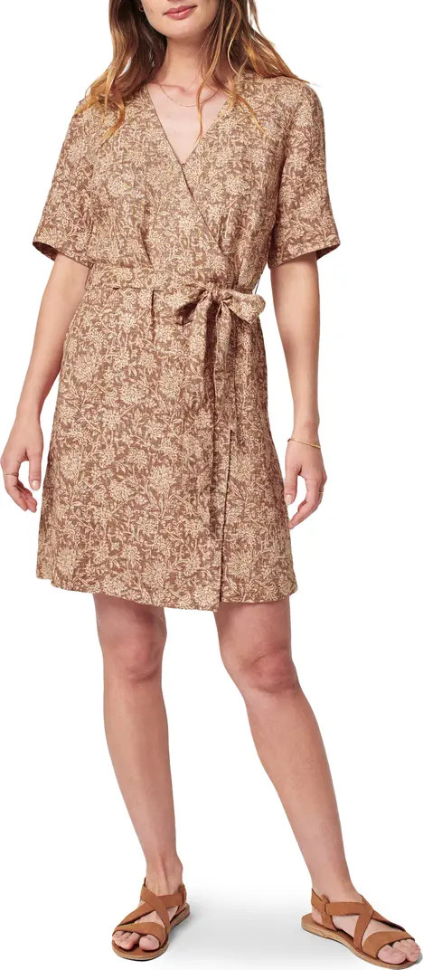Faherty Ashley Tie Waist Linen Dress | Nordstrom | Nordstrom