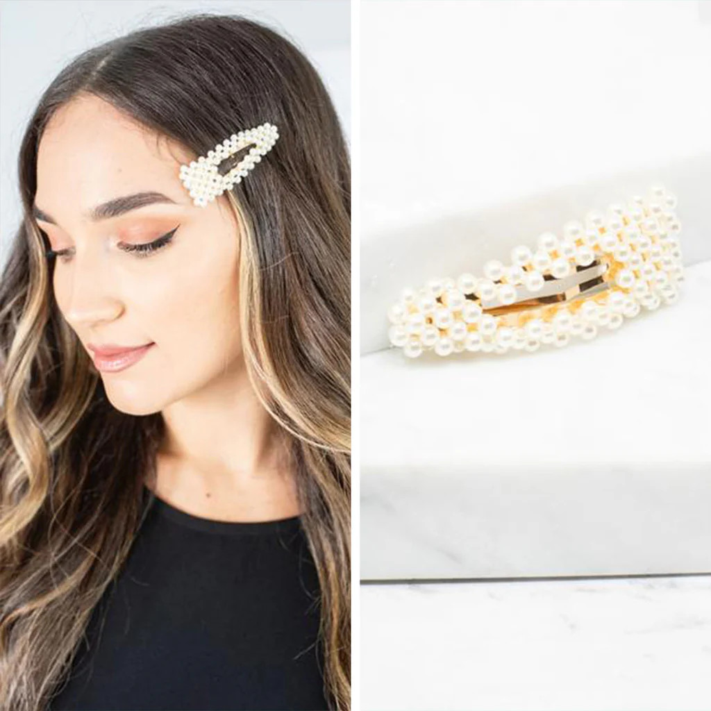 Such A Sweet Girl Pearl Hair Clip | The Mint Julep Boutique