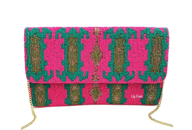 NEW Beaded Clutch Bag Crossbody Bag Seed Bead Clutch Bag - Etsy | Etsy (US)