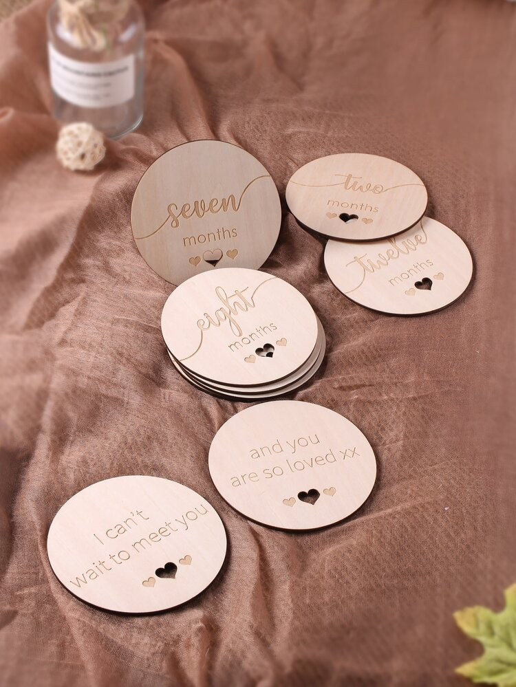 Newborn 14pcs Monthly Milestones Photography Prop | SHEIN