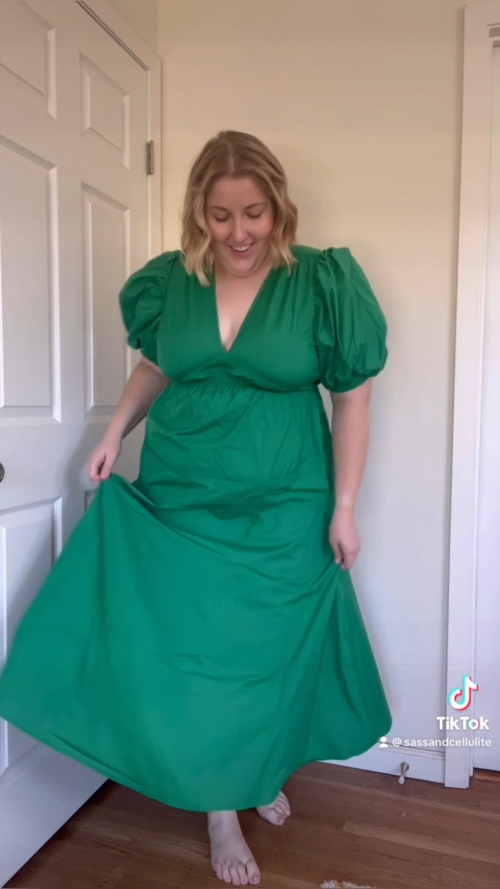 Trying this gorgeous green maxi dress on a size 16! It’s a bit small tbh🫣 

#LTKunder50 #LTKcurves