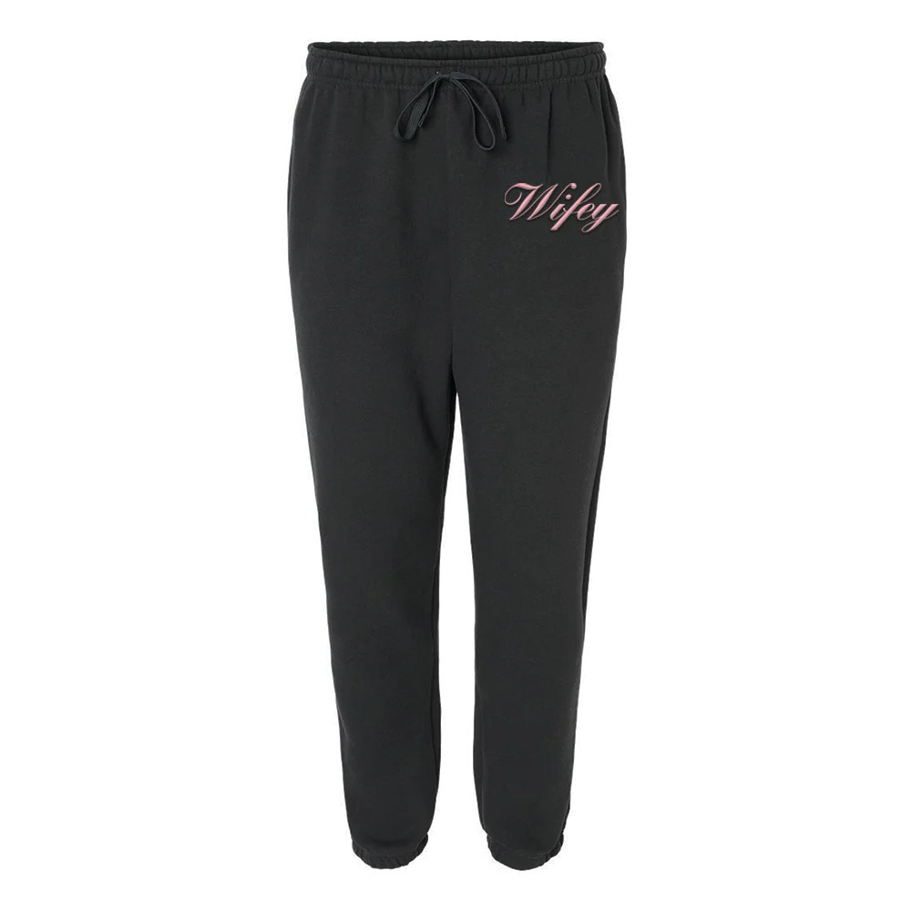 American Apparel 'Wifey' Puff Sweatpants | United Monograms
