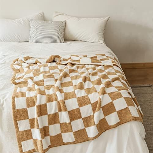Decorative Plaid Fuzzy Blanket | Amazon (US)