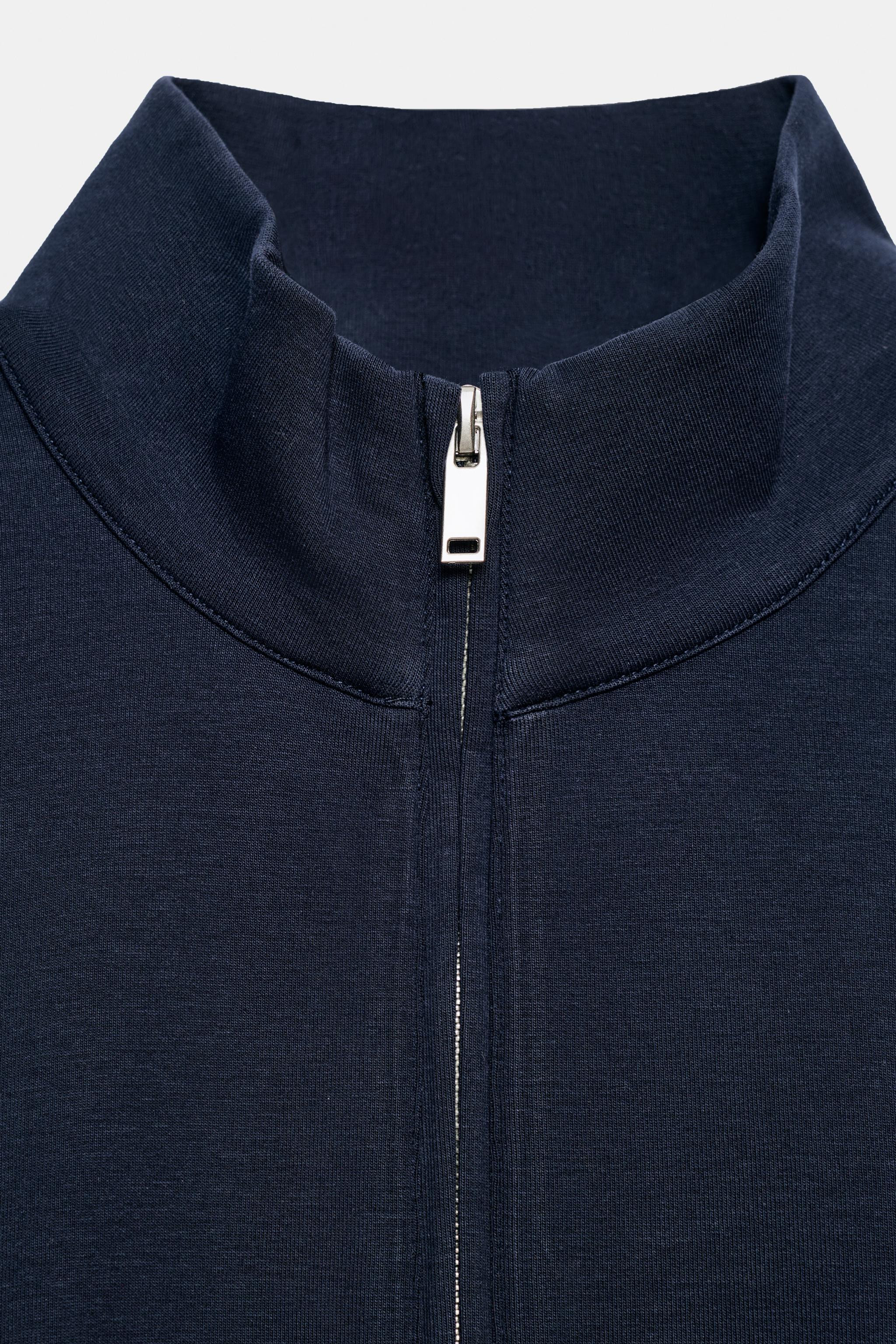 OVERSIZE ZIP-UP SWEATSHIRT | Zara UK