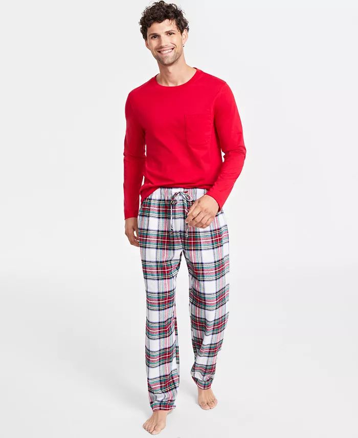 Family Pajamas Matching Men's Mix It Stewart Pajamas Set, Created for Macy's - Macy's | Macy's