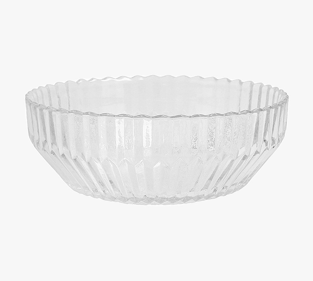 Fluted Glass Coupe Bowl - Set of 4 | Pottery Barn (US)