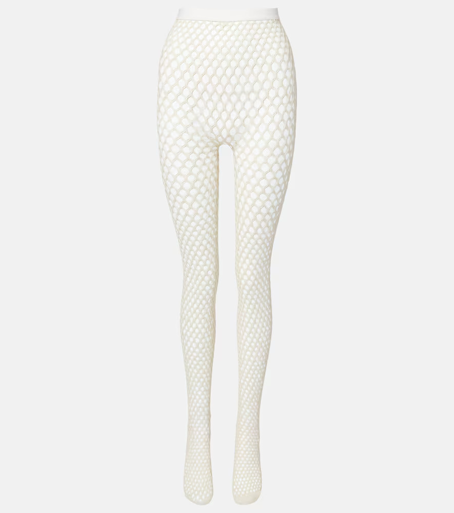 Wardrobe.NYC RHW Web wool-blend tights | Mytheresa (US/CA)