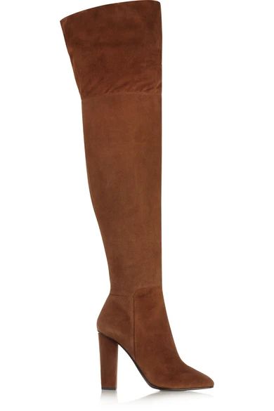 Suede over-the-knee boots | NET-A-PORTER (US)