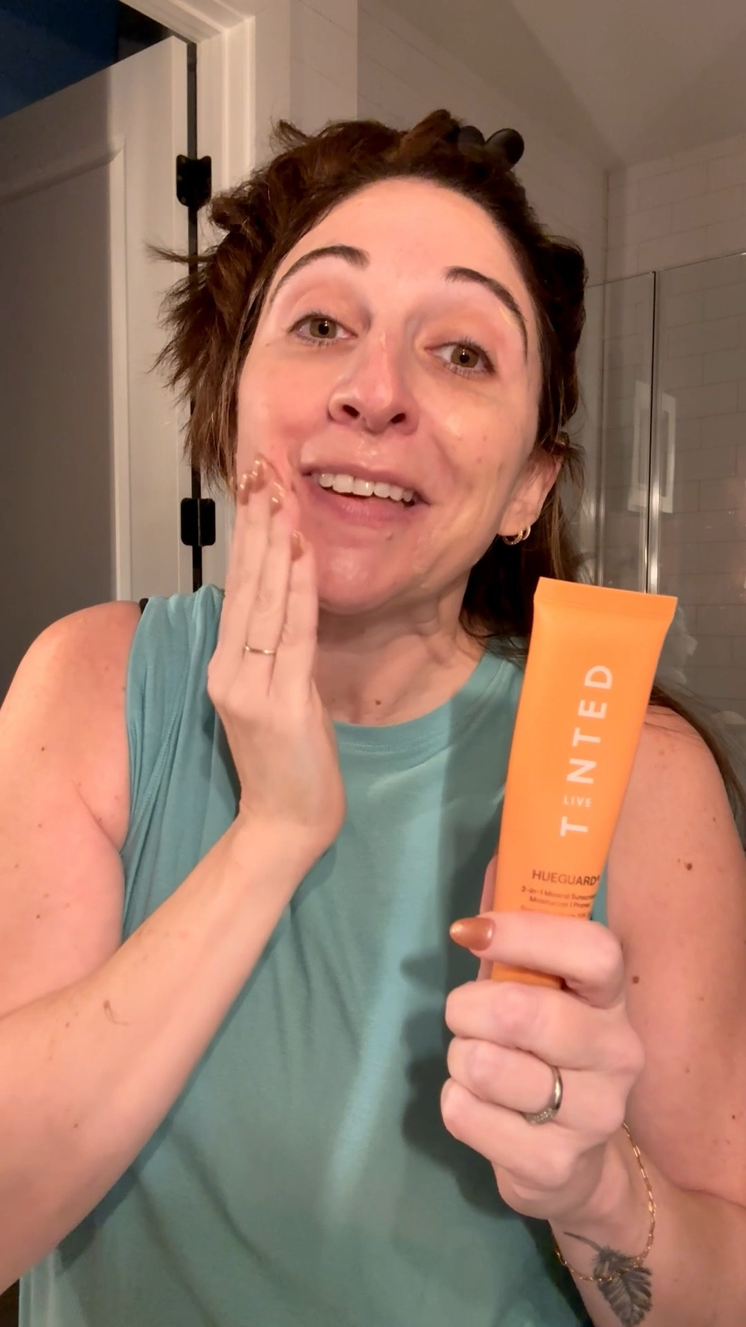 This tinted primer/moisturizer/etc is magic! The coverage is the perfect blur and color corrector for no makeup days. It’s not greasy and absorbs nicely into the skin. It’s actually been great in the winter too! 

#LTKselfcare #LTKBeauty