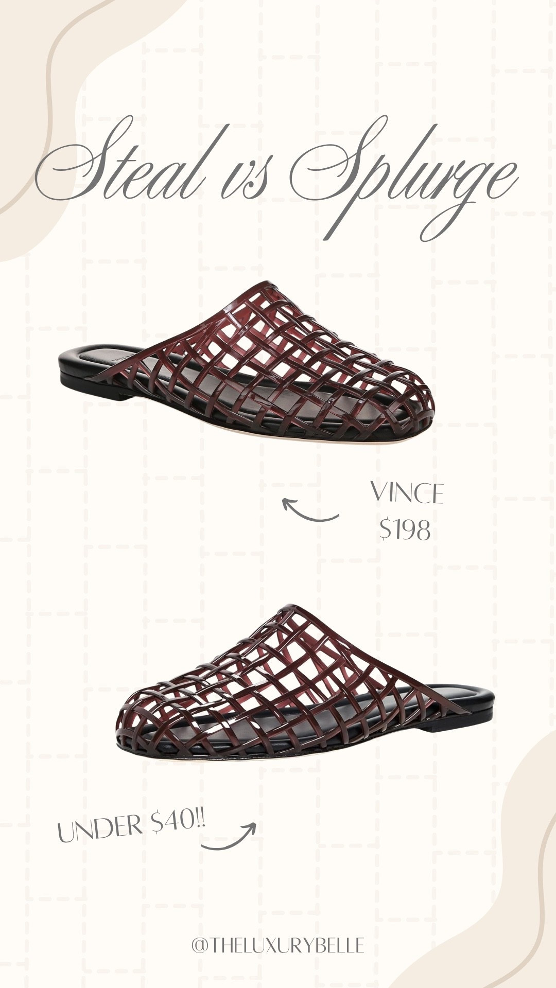 Steal vs Splurge—jelly slides!

#LTKgrwm #LTKootd #LTKSeasonal