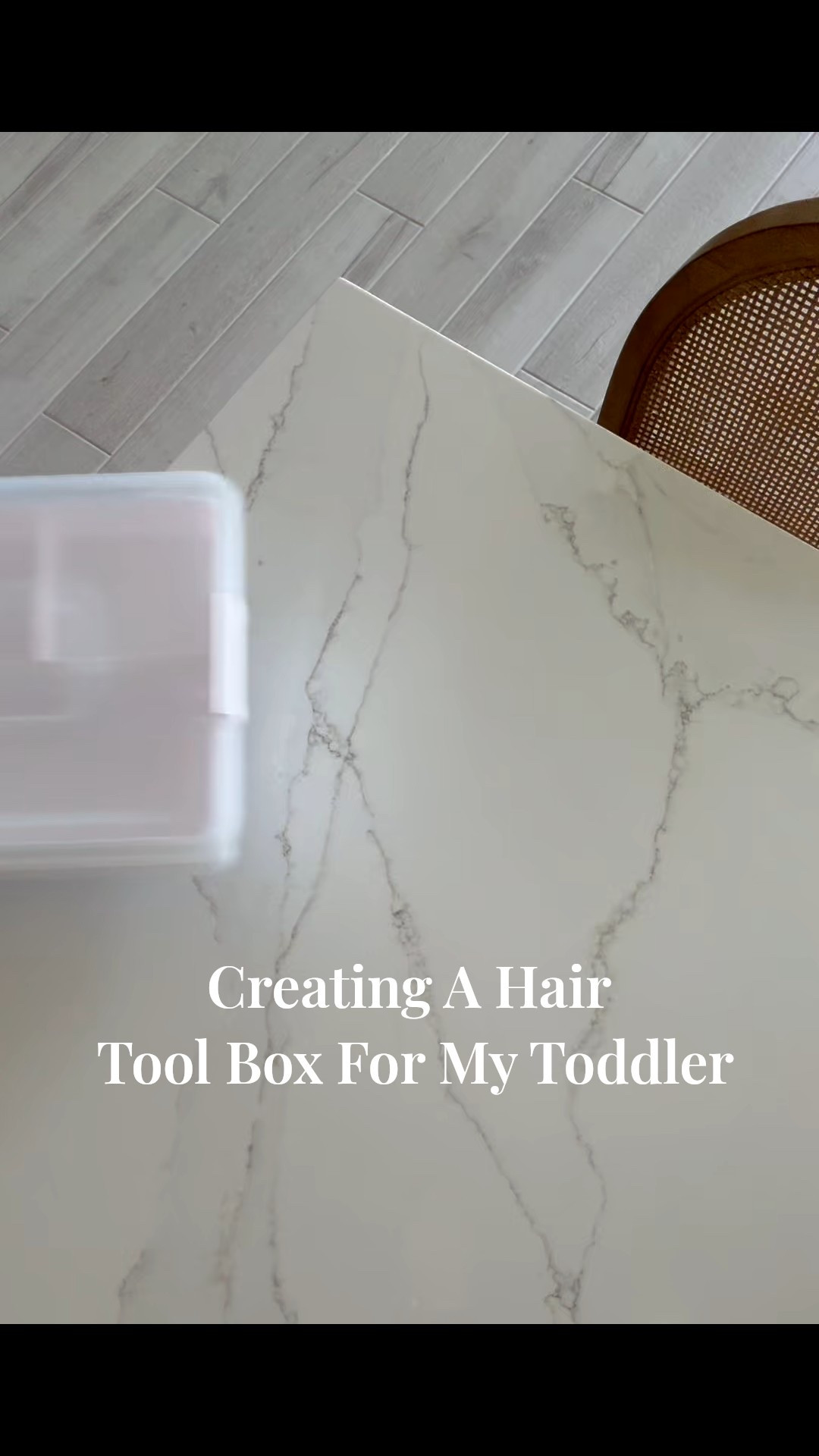A portable hair tool box where I can keep all of my toddlers hair accessories organized and in one place! #toddler #hair #hairaccessories 

#LTKKids #LTKBeauty #LTKBaby