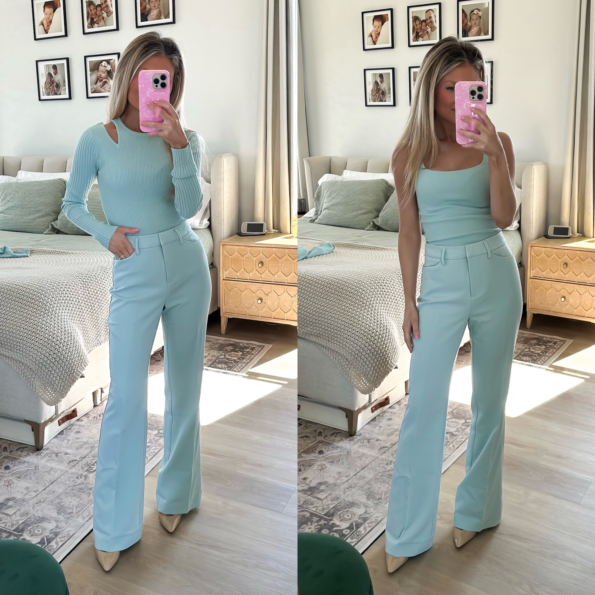 Work wear. Work pants. Satin slacks. Spring outfit. Office pants. Office pants. Office outfits. Mom outfit. Mom style. Walmart fashion. Affordable fashion.

#LTKfindsunder50 #LTKSeasonal #LTKstyletip