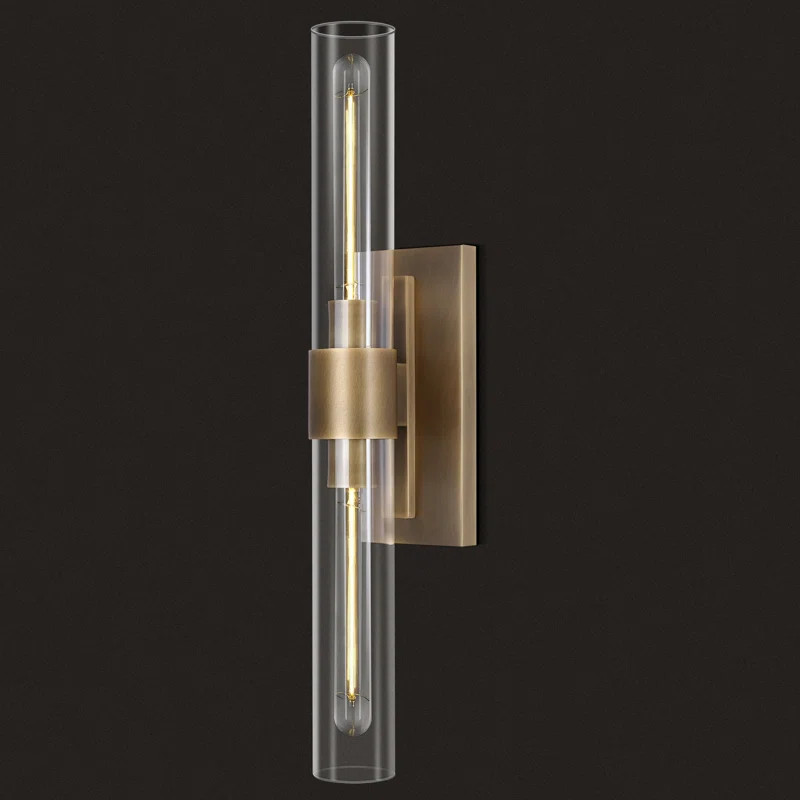 Caen 1-Light Wallchiere Wall Mounted Sconce Wall Light (Bulbs Included) | Wayfair North America