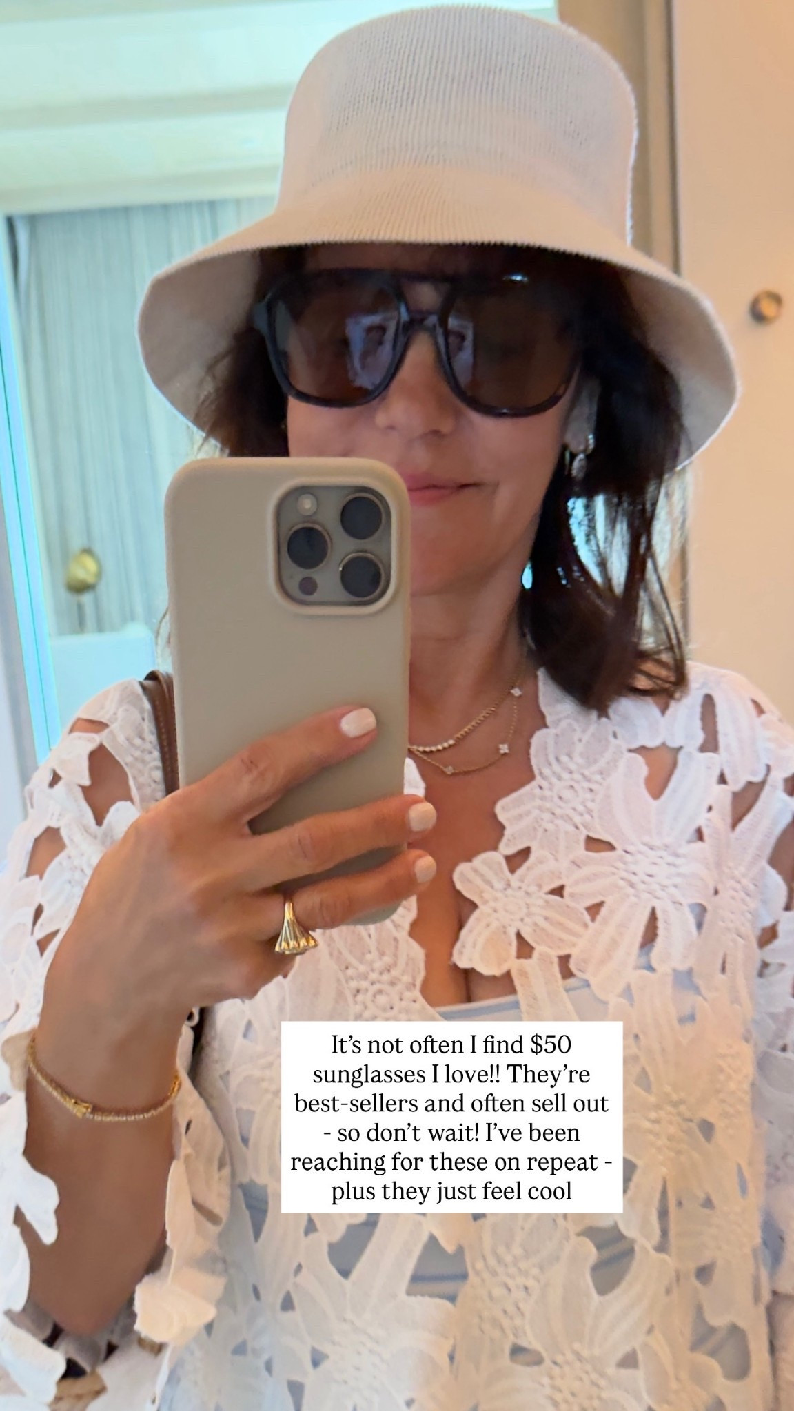 $50 sunglasses tha im obsessed with! These are an amazing price and I’ve been reaching for these everyday on my trip!

#LTKTravel #LTKOver40 #LTKSeasonal