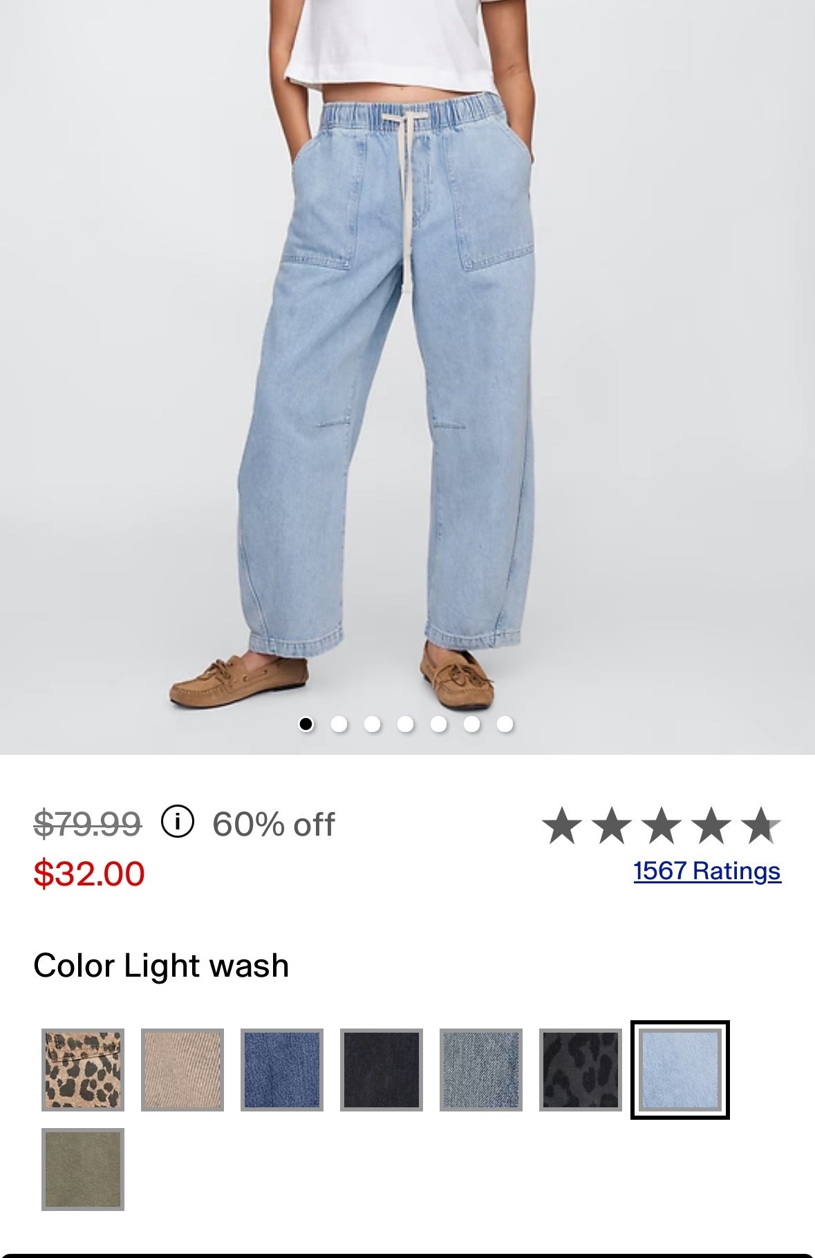 Major sale on these drawstring barrel jeans! So cute and comfy!!!

#LTKgrwm #LTKSaleAlert #LTKootd