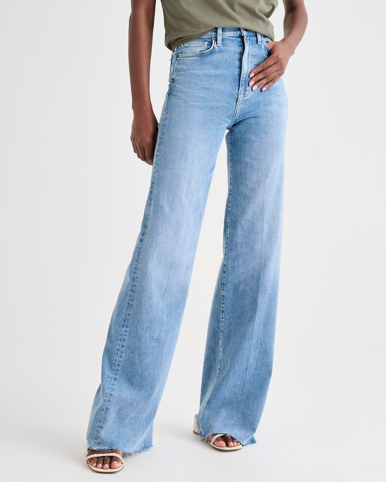 Medium Wash High Waist Wide Leg Jean | Splendid