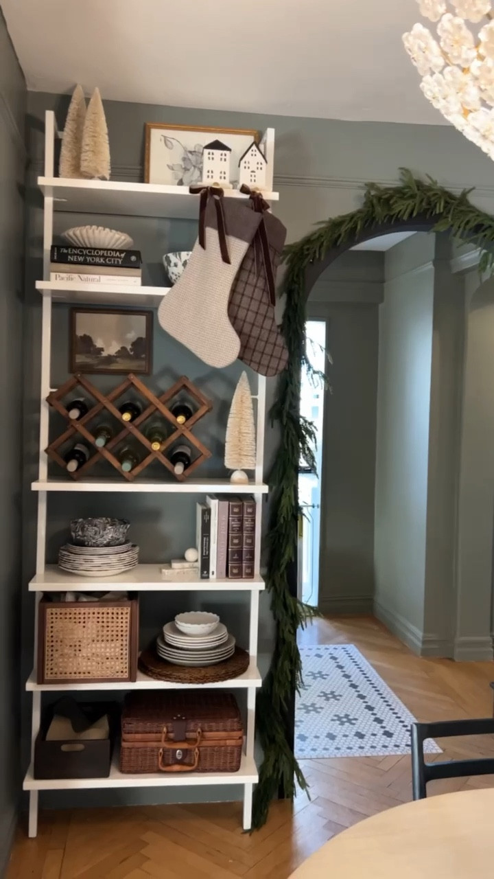 Garland, stockings and other Christmas decor in this space 

#LTKhome #LTKHoliday #LTKSeasonal