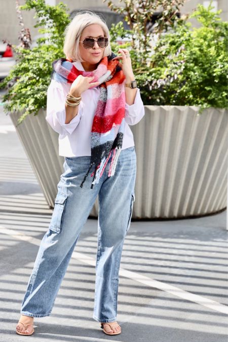 Maurice’s cargo jeans, size 12
Gorgeous scarf, makes great gifts 


#LTKGiftGuide #LTKmidsize #LTKHolidaySale