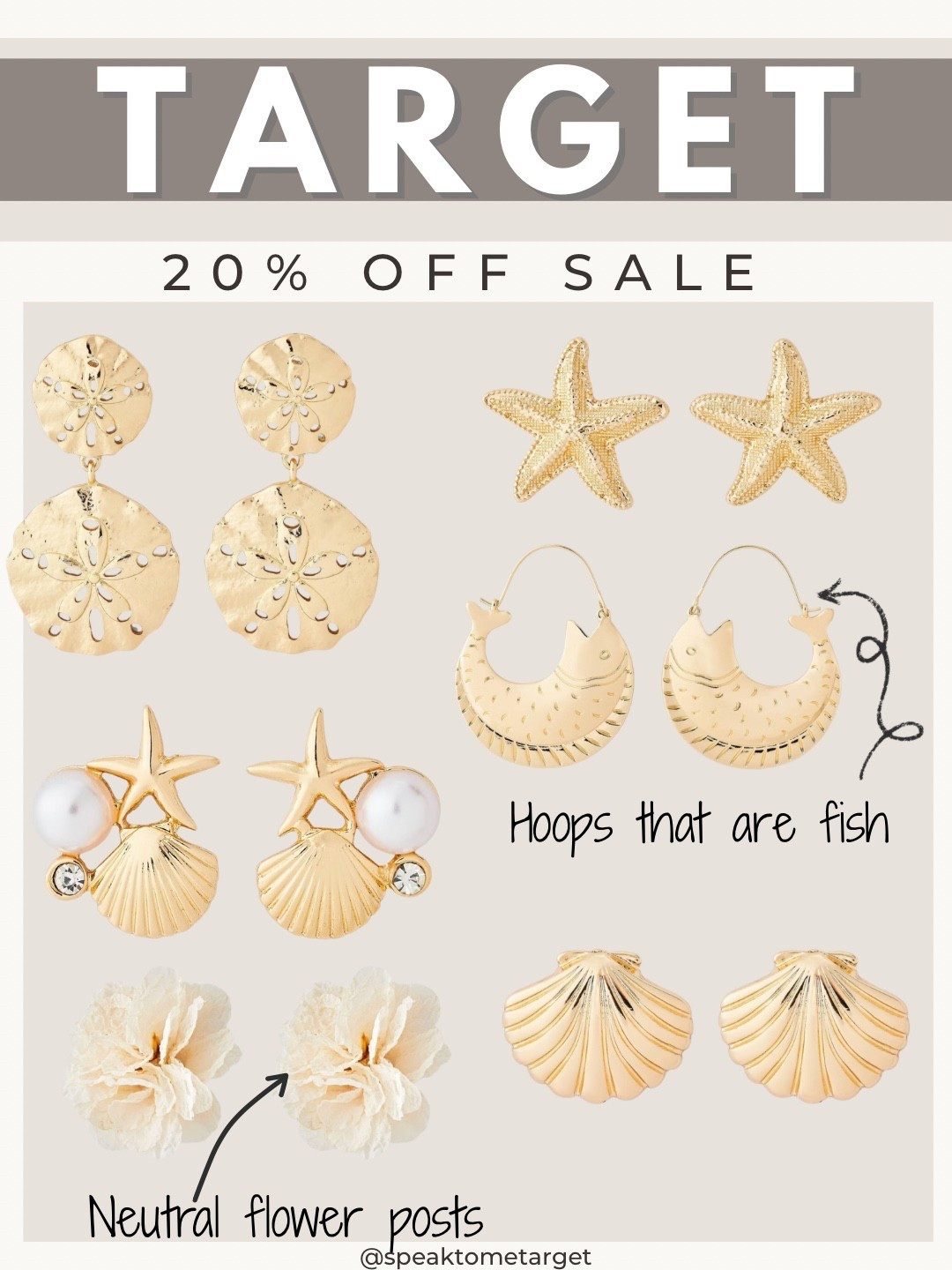 Target 20% off sale on the cutest earrings

#LTKootd #LTKSaleAlert #LTKOver40