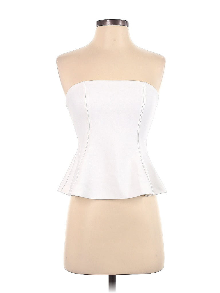 Zara Tube Top White Strapless Tops - Used - Size Small | ThredUp