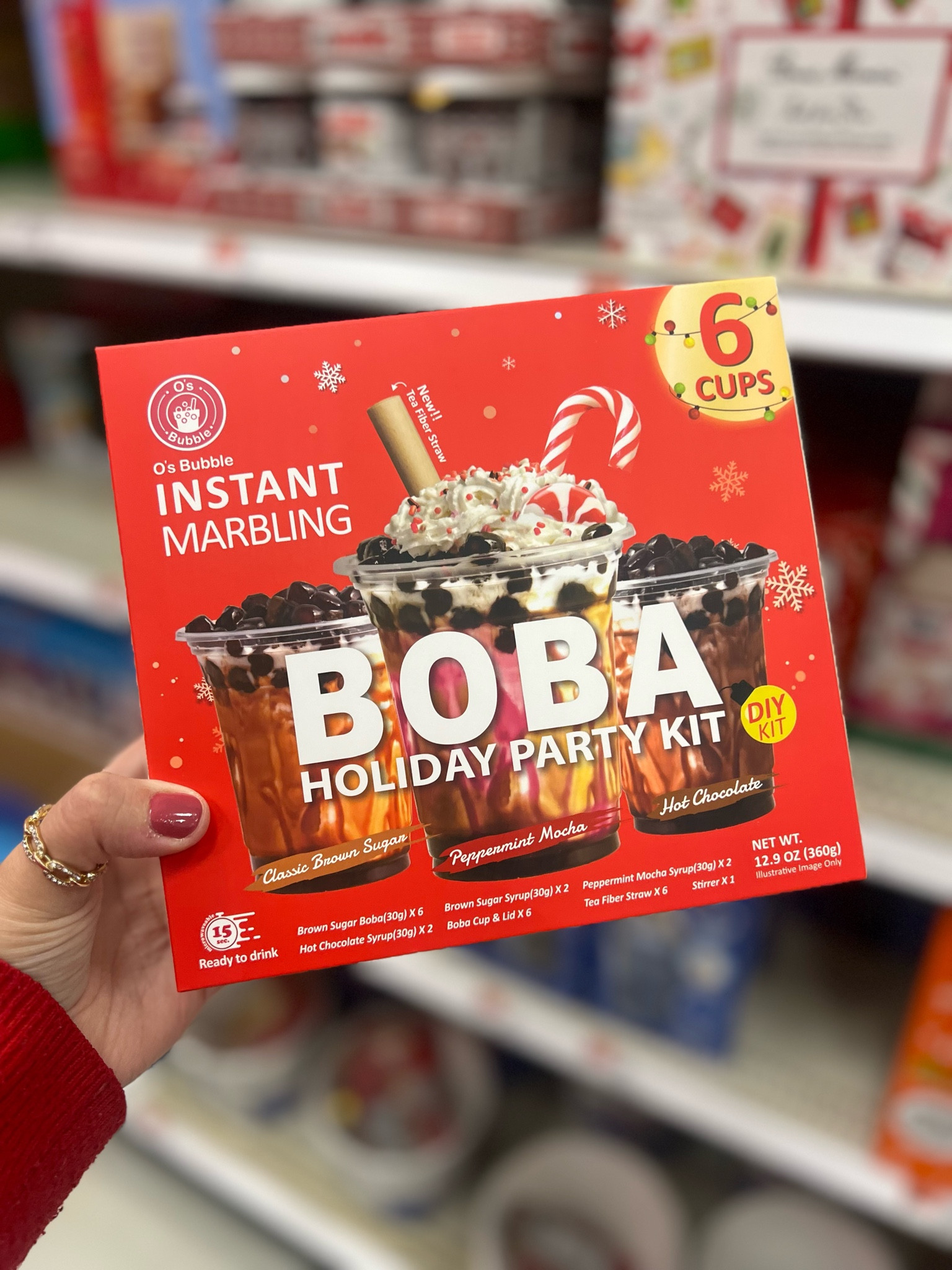 O's Bubble Variety Flavored Syrup + Boba - Brown Sugar, Peppermint, Hot Chocolate - 13oz

#LTKParties #LTKGiftGuide #LTKHoliday