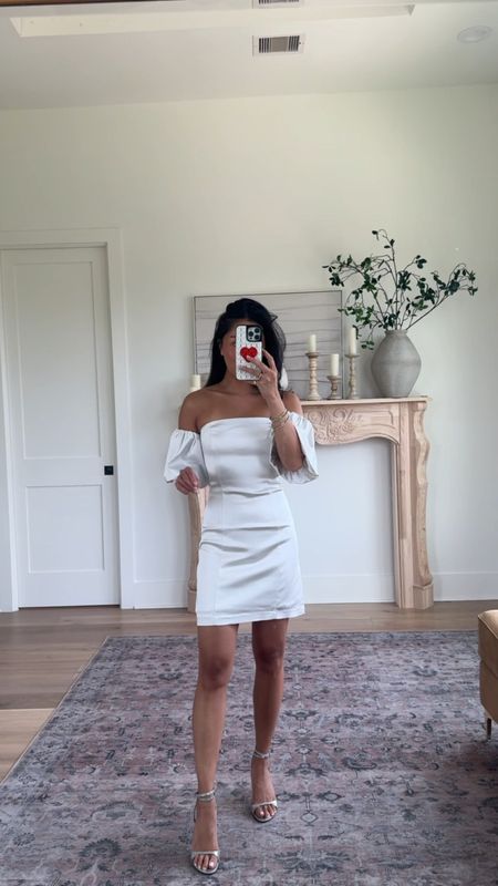 Abercrombie Sale: Mini Satin Dress - Perfect for the brides!! 

- 20%-off ALL DRESSES + 15%-off almost everything else
- Use stackable code: DRESSFEST for an additional 15% off 

Size: XS for reference 

#LTKWedding #LTKSaleAlert #LTKStyleTip