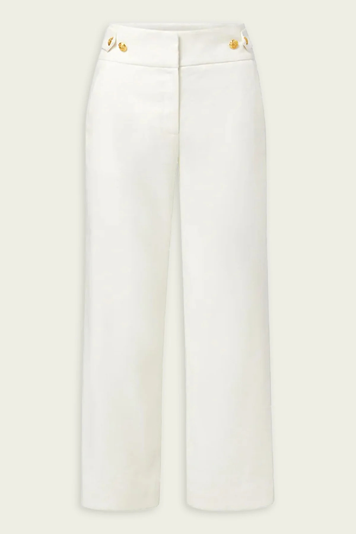 Aubrie Linen Pant in Off-White - White 10 US | Shop Olivia