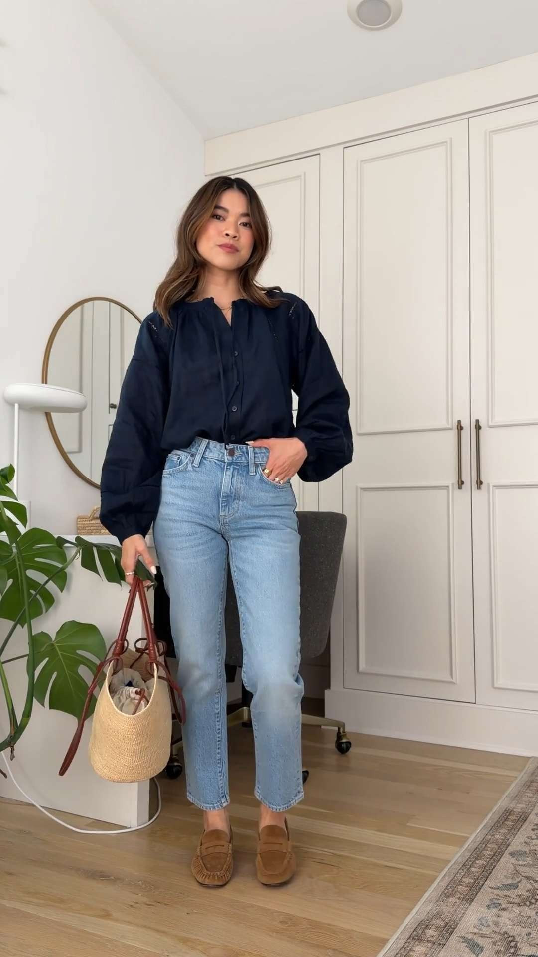 Sizing info: 
•Top size 2XS
•Pants size 24 in vintage light blue (I’d recommend sizing down if you’re between sizes)

petite fashion, get dressed with me, outfit inspiration, ootd, nashville outfit, Nashville influencer, petite style, vacation style, casual outfits, mom style, petite pants, spring outfits, spring outfit info, spring pants, spring outfit idea, spring top, spring bag, spring blouse, spring shoes, spring jeans, denim,  
@Aritzia 
 

#LTKootd #LTKSeasonal #LTKPetite