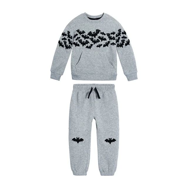 Wonder Nation Toddler Boy Halloween Sweat Set, Sizes 2T-5T | Walmart (US)