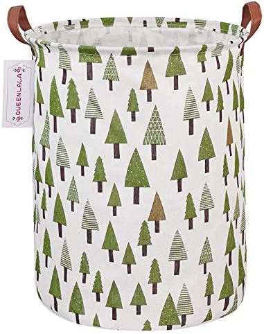 QUEENLALA Large Storage Basket,Laundry Hamper/Bathroom/Home Decor/Collapsible Round Storage Bin,B... | Amazon (US)