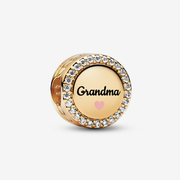 Pandora Engravable Grandma Charm | Pandora US