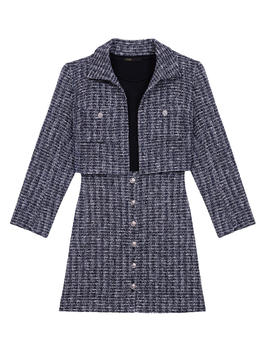 2-in-1 Tweed Dress | Saks Fifth Avenue