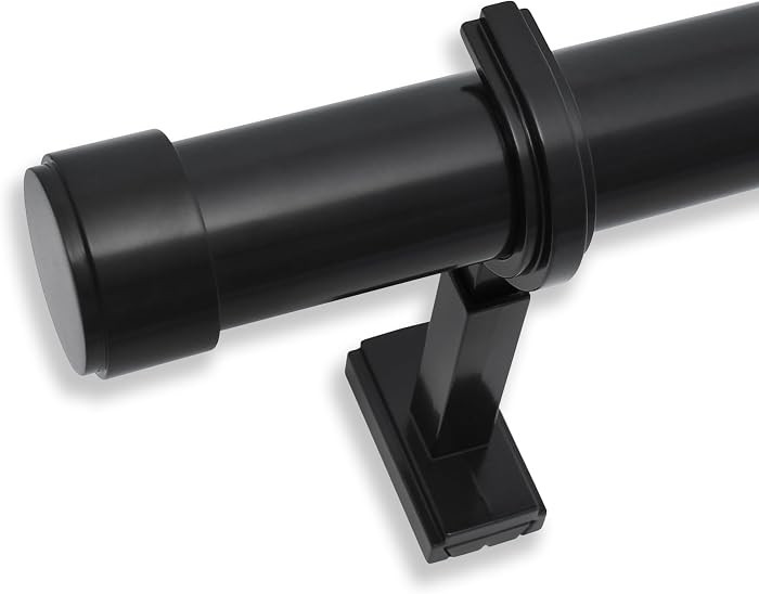 BlastHome\u00ae Non-Adjustable Luxury Curtain Rods for Windows, 1 \u00bc\u201d Rod Set, 3 foot Fi... | Amazon (US)
