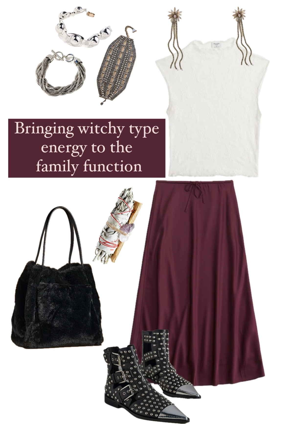Somebody has to bring the energy to the family function! A light weight Thanksgiving outfit that can be paired with a cardigan of needed. Lots of textures and accessories to make it fun 

Thanksgiving outfit, ootd, warm weather climate, warm Thanksgiving outfit 

#LTKGiftGuide #LTKHoliday #LTKStyleTip