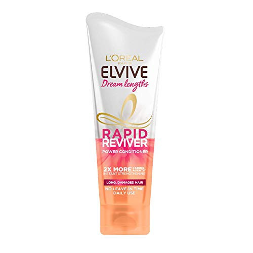 L'Oreal Paris Elvive Dream Lengths Rapid Reviver Power Conditioner, Nourishing & Strengthening Treatment, Enriched with Castor Oil, For Long, Damaged Hair 180ml | Amazon (UK)