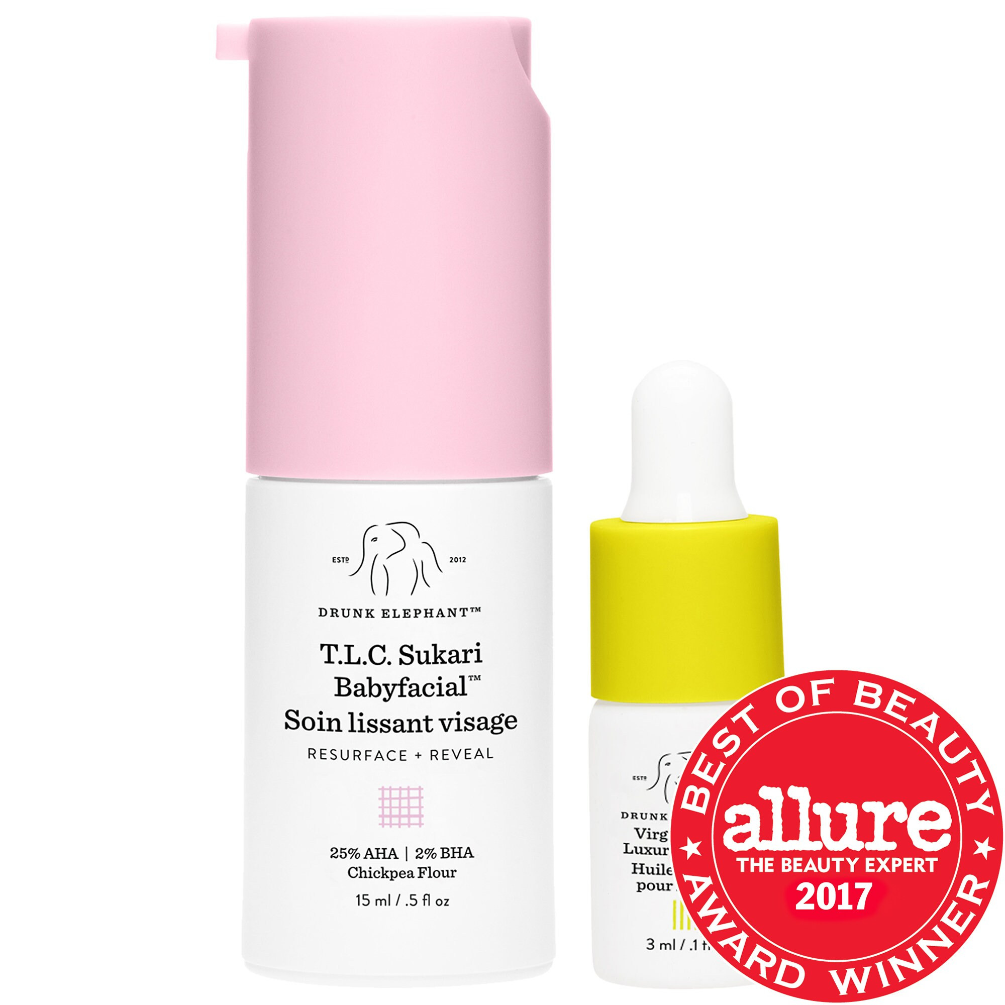 Drunk Elephant T.L.C. Sukari Babyfacial™ AHA + BHA Mask Mini 0.5 oz/ 15 mL | Sephora (US)