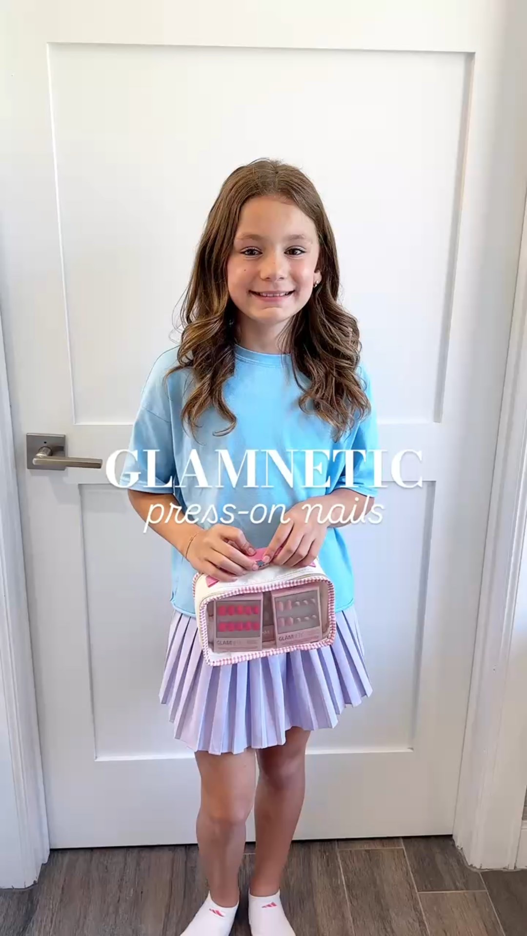 Give your lil bestie salon nails without that salon price. Brooke has so much fun with these Glamnetic nails and loves changing them out often.

//
Glamnetic nails
Press on nails
At home nails

#LTKBeauty #LTKKids #LTKValentine