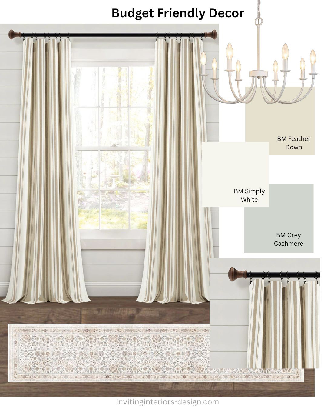 Decor that's friendly budget- because we all need a little decoration in our lives.

Benjamin Moore Feather Down, Simply White, Grey Cashmere.

#BudgetFriendly #DesignOnADime #drapery #curtains #amazonmusthaves #amazonhomefinds #lighting #cottagelife #cottagedecorating #cottagestyle #beachhouse #shabbychic #shabbychicdecor #coastaldecor #WayfairCreator #wayfairhome #amazonhome #designerdetails #designer #designtips #invitinginteriors #designerinspo #interiordesign 

 #LTKsale #LTKhome #LTKmodest