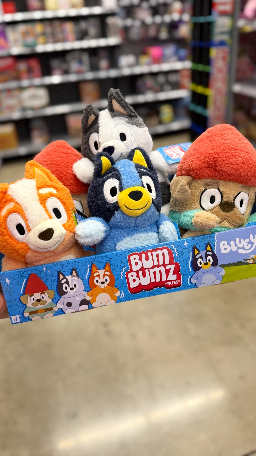 BLUEY X BUM BUMZ
Muffin and Gerald came home with me 🤭
✨type BUMZ for links to shop🔗✨

(Links found here)

#bluey #bumbumz #walmartfind

#LTKBaby #LTKHome #LTKKids