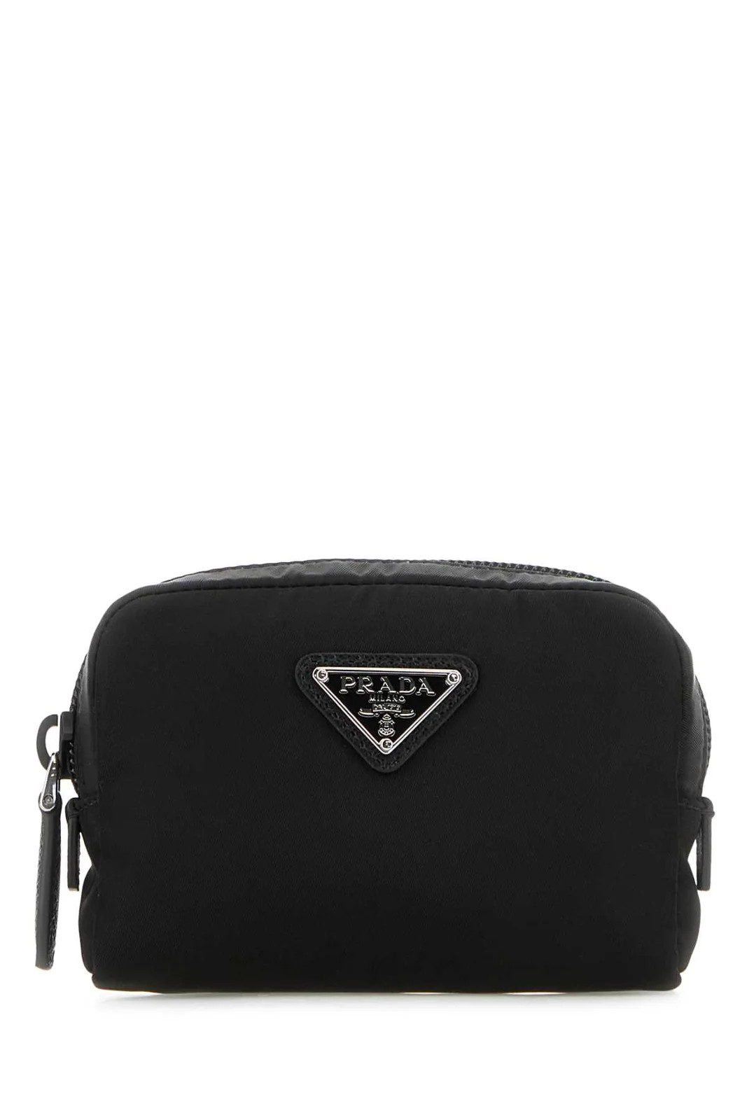 Prada Triangle-Logo Zipped Beauty Case | Cettire Global