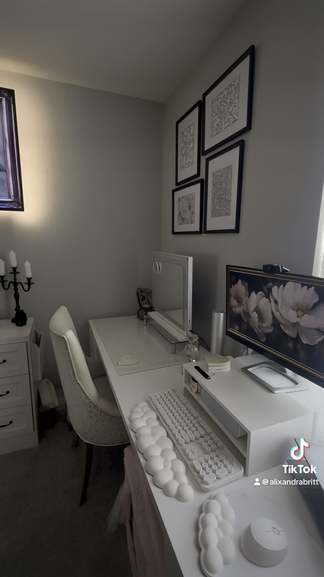 Home decor
Glam room
Vanity mirror 
Office 

#LTKVideo #LTKHome